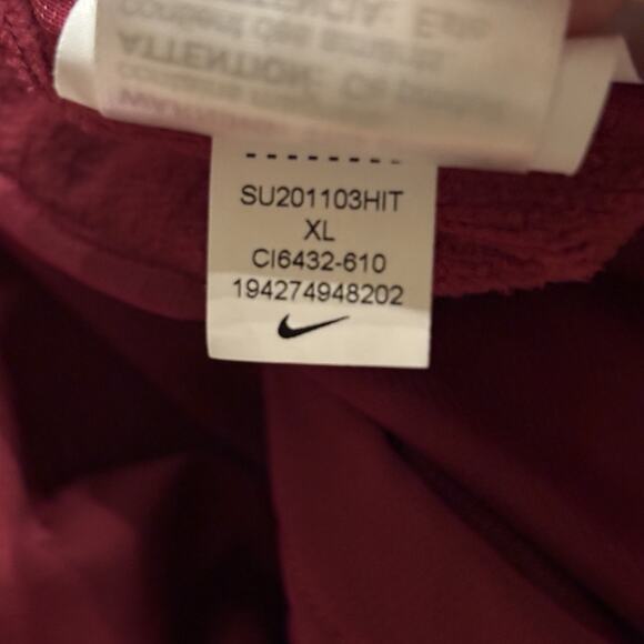 Nike Team Issue Jacket XL Team Crimson CI6432-610 Alabama Crimson Tide Sideline - Picture 7 of 7